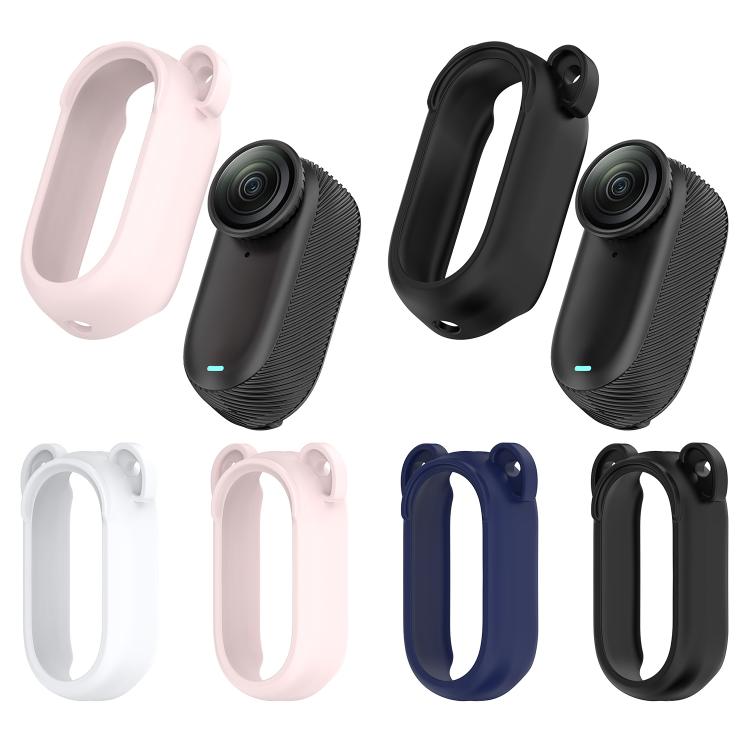 For Insta 360 Go 3S / Go 3  Solid Color Silicone Protective Case(White) - free shipping - PMC TechLife - Order now!