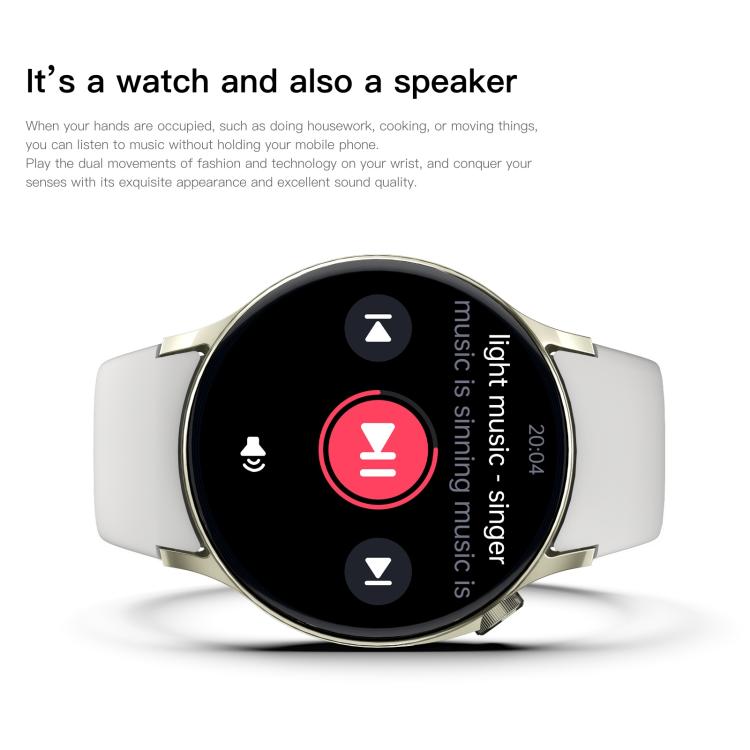 Sense 6 1.43 AMOLED Screen IP68 Waterproof Bluetooth Call Smartwatch Supports Health Monitoring(Pink) - free shipping - PMC TechLife - Order now!