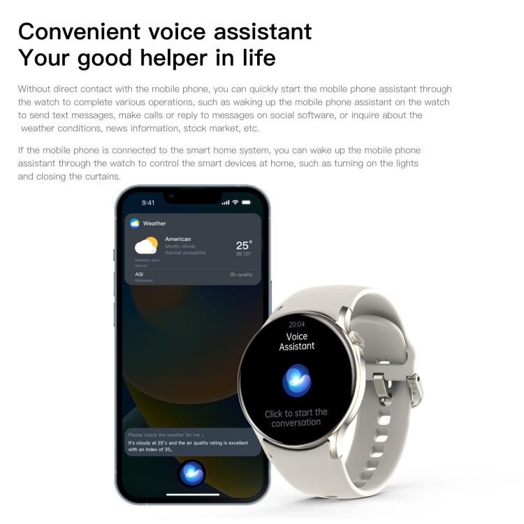 Sense 6 1.43 AMOLED Screen IP68 Waterproof Bluetooth Call Smartwatch Supports Health Monitoring(Pink) - free shipping - PMC TechLife - Order now!