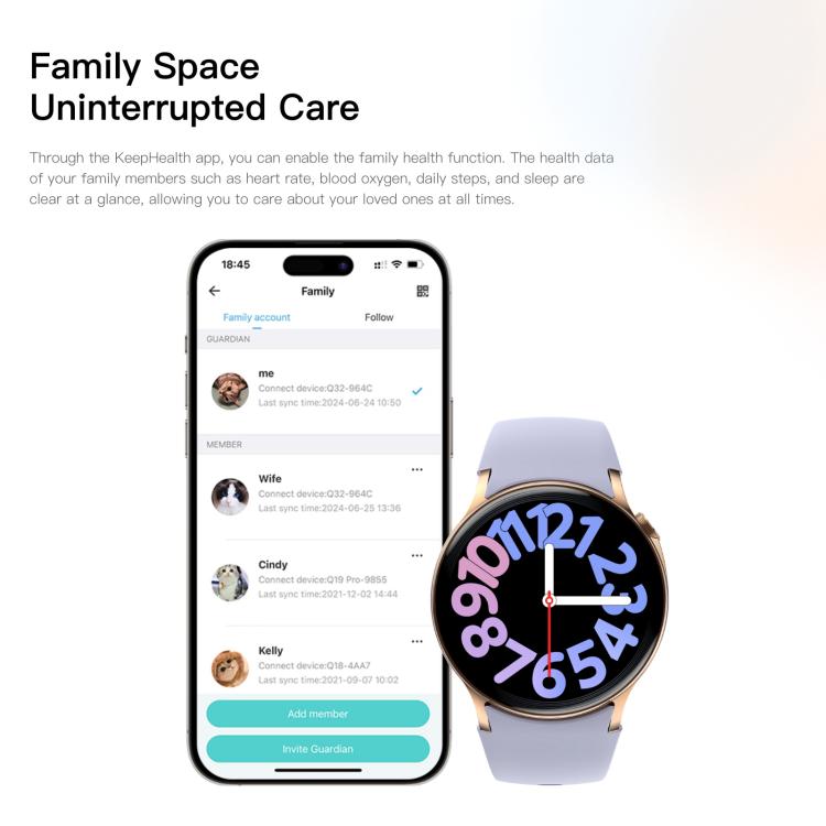 Sense 6 1.43 AMOLED Screen IP68 Waterproof Bluetooth Call Smartwatch Supports Health Monitoring(Black) - free shipping - PMC TechLife - Order now!