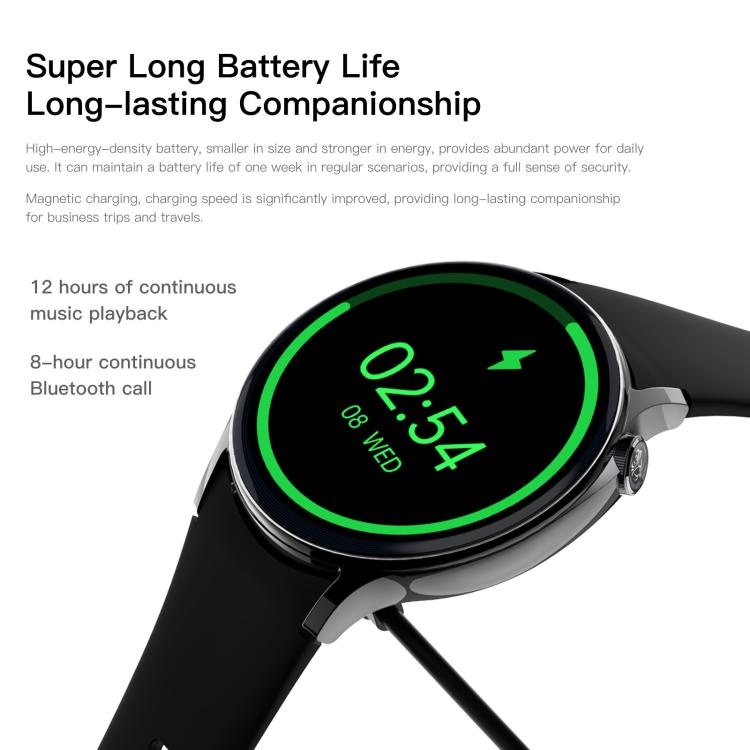 Sense 6 1.43 AMOLED Screen IP68 Waterproof Bluetooth Call Smartwatch Supports Health Monitoring(Starlight) - free shipping - PMC TechLife - Order now!