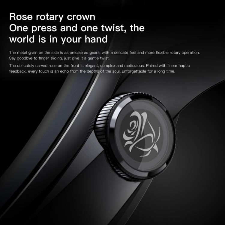 Sense 6 1.43 AMOLED Screen IP68 Waterproof Bluetooth Call Smartwatch Supports Health Monitoring(Starlight) - free shipping - PMC TechLife - Order now!