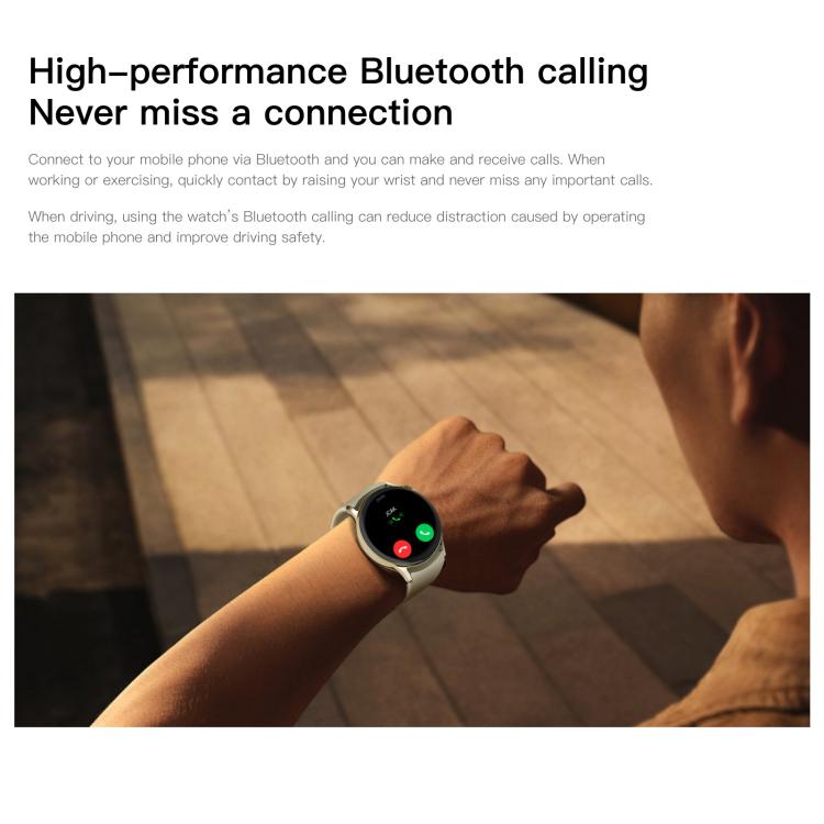 Sense 6 1.43 AMOLED Screen IP68 Waterproof Bluetooth Call Smartwatch Supports Health Monitoring(Starlight) - free shipping - PMC TechLife - Order now!
