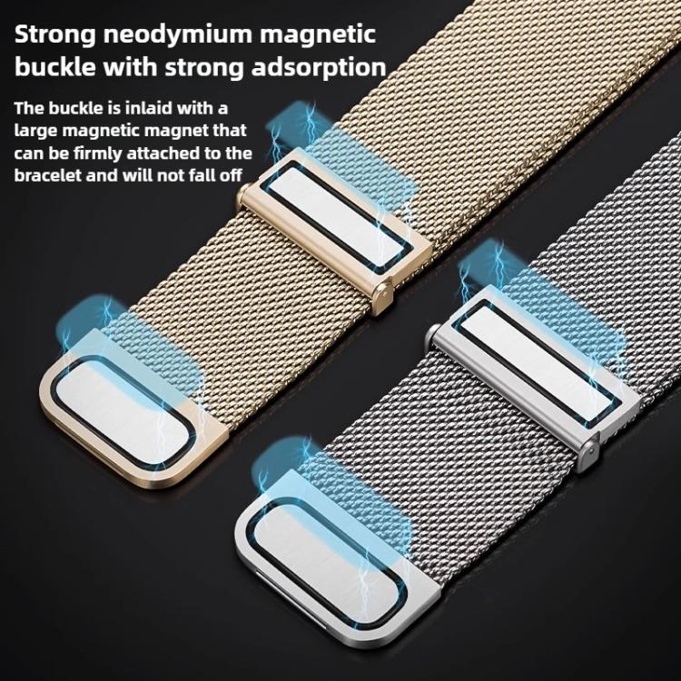 For Huawei Watch Fit 4 Pro / Fit 4 / Fit 3 Milanese Magnetic Metal Watch Band(Silver) - free shipping - PMC TechLife - Order now!