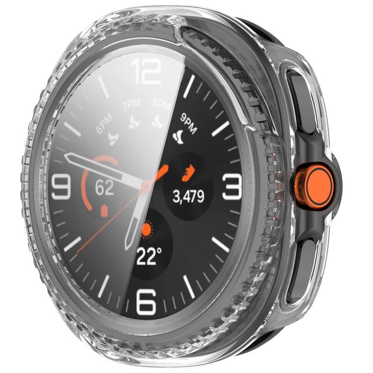 For Samsung Galaxy Watch8 Classic 46mm Tempered Film Integrated PC Watch Cover(Transparent) - free shipping - PMC TechLife - Order now!