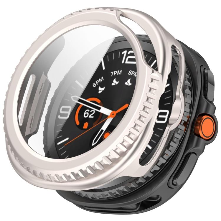 For Samsung Galaxy Watch8 Classic 46mm Tempered Film Integrated PC Watch Cover(Frosted Starlight) - free shipping - PMC TechLife - Order now!