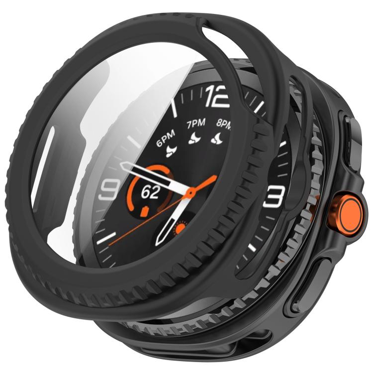 For Samsung Galaxy Watch8 Classic 46mm Tempered Film Integrated PC Watch Cover(Frosted Black) - free shipping - PMC TechLife - Order now!