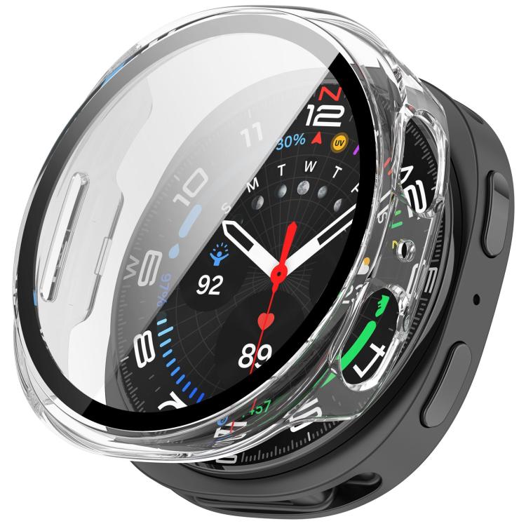 For Samsung Galaxy Watch 8 44mm Tempered Film Integrated PC Watch Cover(Transparent) - free shipping - PMC TechLife - Order now!