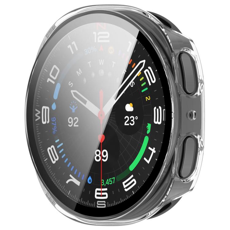 For Samsung Galaxy Watch 8 44mm Tempered Film Integrated PC Watch Cover(Transparent) - free shipping - PMC TechLife - Order now!