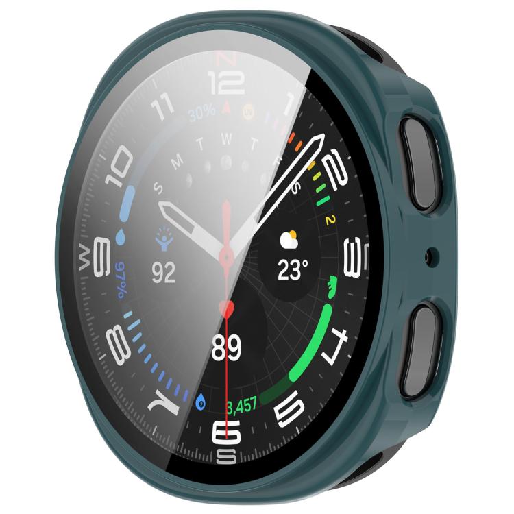 For Samsung Galaxy Watch 8 40mm Tempered Film Integrated PC Watch Cover(Pine Green) - free shipping - PMC TechLife - Order now!