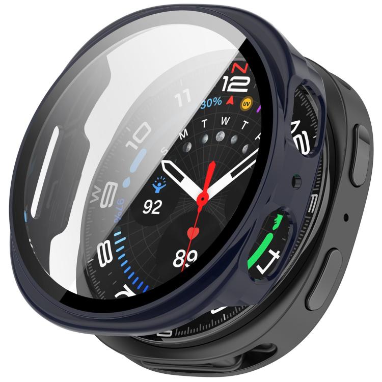 For Samsung Galaxy Watch 8 40mm Tempered Film Integrated PC Watch Cover(Ink Blue) - free shipping - PMC TechLife - Order now!