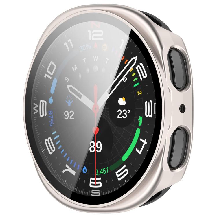 For Samsung Galaxy Watch 8 40mm Tempered Film Integrated PC Watch Cover(Frosted Starlight) - free shipping - PMC TechLife - Order now!