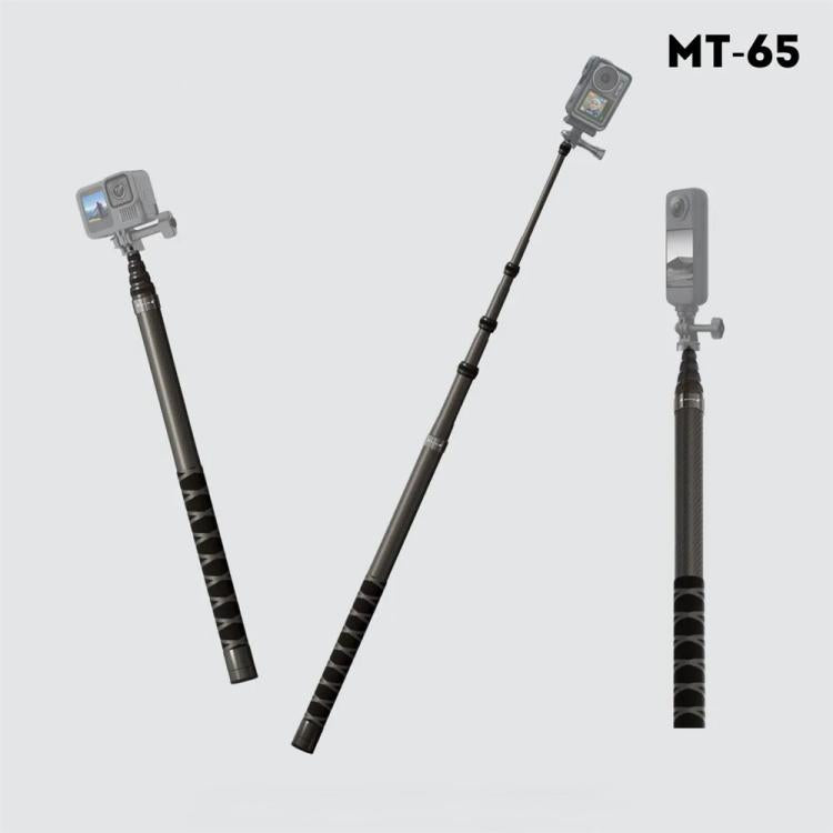 JMARY MT-65 For Action Cameras 3m Carbon Fiber Selfie Stick Monopod 5 Section Extension Pole - free shipping - PMC TechLife - Order now!