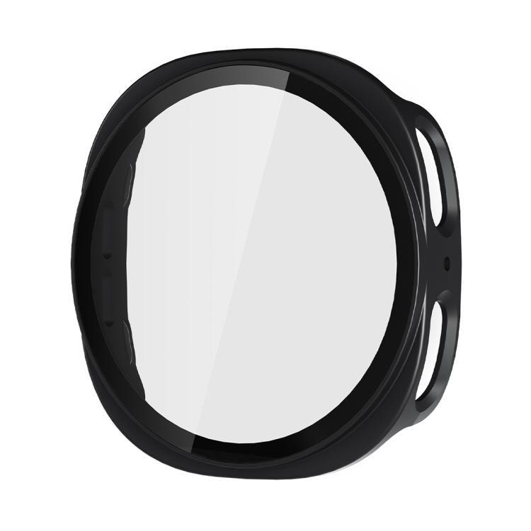 For Samsung Galaxy Watch8 44mm ENKAY Hat-Prince Full Coverage Tempered Glass Film Integrated PC Watch Case(Black) - free shipping - PMC TechLife - Order now!