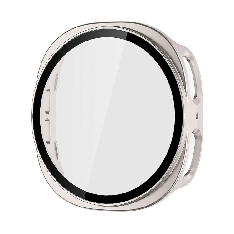 For Samsung Galaxy Watch8 44mm ENKAY Hat-Prince Full Coverage Tempered Glass Film Integrated PC Watch Case(Starlight) - free shipping - PMC TechLife - Order now!