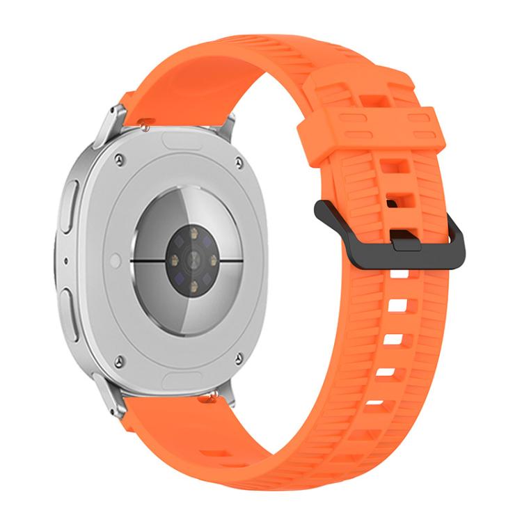 For Samsung Galaxy Watch8 / Watch8 Classic Tire Texture Silicone Watch Band(Orange) - free shipping - PMC TechLife - Order now!