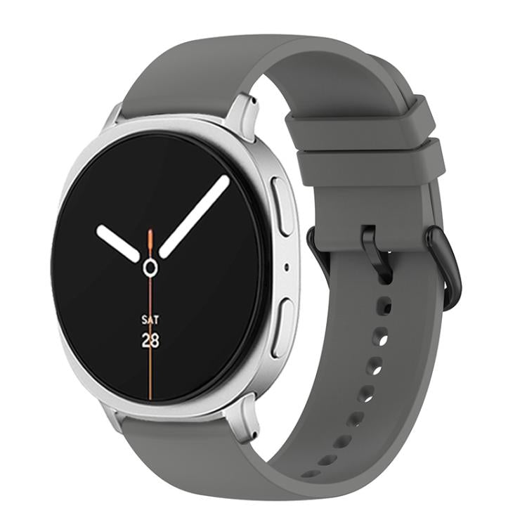 For Samsung Galaxy Watch8 / Watch8 Classic Round Tail Silicone Watch Band(Dark Gray) - free shipping - PMC TechLife - Order now!
