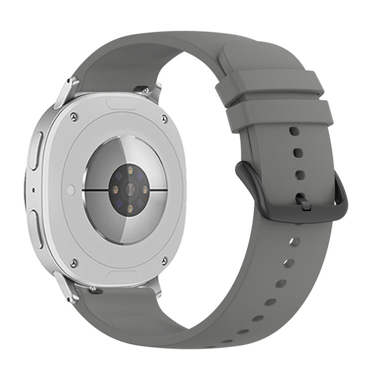 For Samsung Galaxy Watch8 / Watch8 Classic Round Tail Silicone Watch Band(Dark Gray) - free shipping - PMC TechLife - Order now!