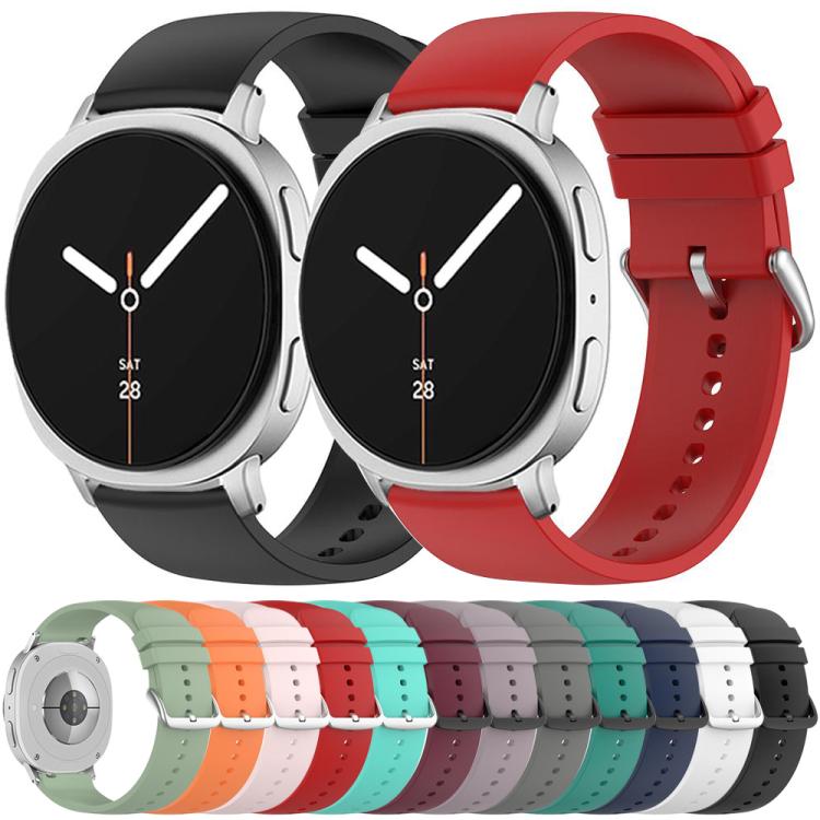 For Samsung Galaxy Watch8 / Watch8 Classic Round Tail Silicone Watch Band(Dark Gray) - free shipping - PMC TechLife - Order now!