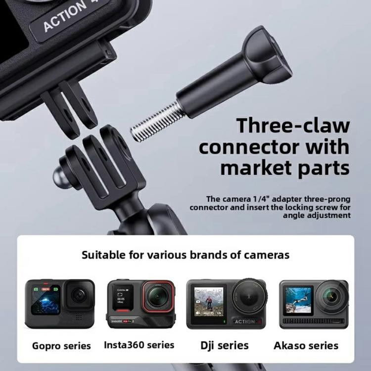 DJ-1  Car Mount Aluminum Alloy Action Camera Holder Electric Vacuum Suction Cup Bracket - free shipping - PMC TechLife - Order now!