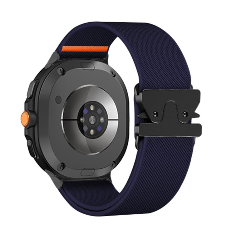 For Samsung Galaxy Watch8 / Watch8 Classic Parachute Buckle Stretch Nylon Watch Band(Dark Blue) - free shipping - PMC TechLife - Order now!