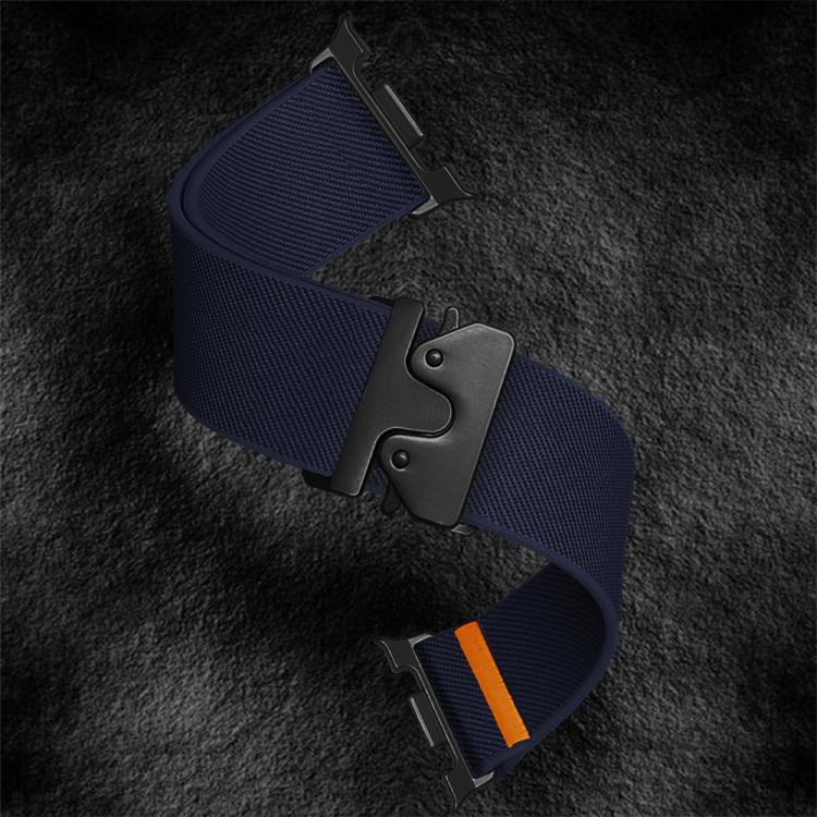 For Samsung Galaxy Watch8 / Watch8 Classic Parachute Buckle Stretch Nylon Watch Band(Dark Blue) - free shipping - PMC TechLife - Order now!