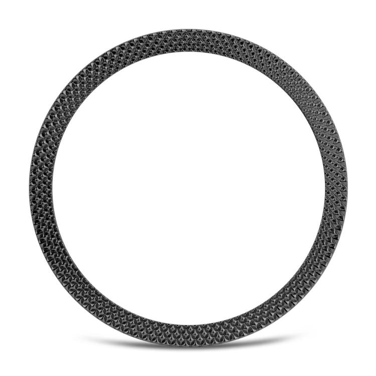 For Samsung Galaxy Watch8 44mm Rhombic Texture Bezel and Black Reverse Buckle Silicone Watch Band(Red Black) - free shipping - PMC TechLife - Order now!