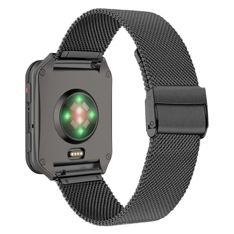 For Garmin Venu X1 Double Buckle Milanese Stainless Steel Watch Band(Black) - free shipping - PMC TechLife - Order now!