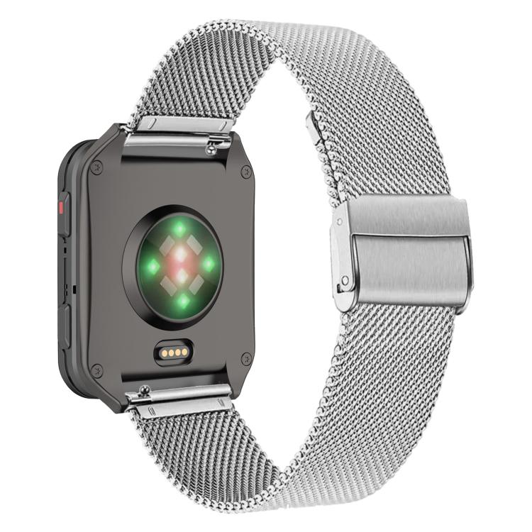 For Garmin Venu X1 Double Buckle Milanese Stainless Steel Watch Band(Silver) - free shipping - PMC TechLife - Order now!