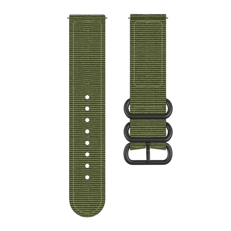 For Garmin Venu X1 Ring Buckle Nylon Canvas Watch Band(Army Green) - free shipping - PMC TechLife - Order now!