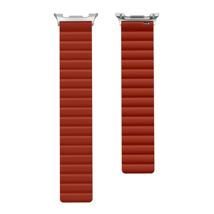 For Samsung Galaxy Watch8 / Watch8 Classic Magnetic Silicone Watch Band(Red) - free shipping - PMC TechLife - Order now!