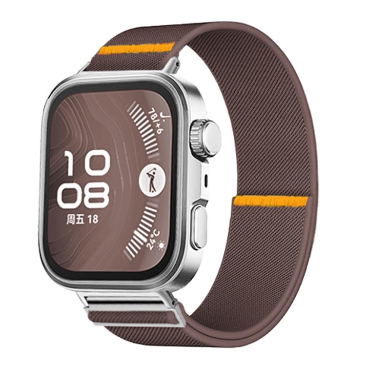 For Huawei Watch Fit3 / Fit4 / Fit4 Pro Adjustable Single Loop Elastic Nylon Watch Band(Smokey Purple) - free shipping - PMC TechLife - Order now!