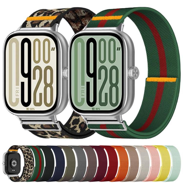 For Xiaomi Smart Band 9 Pro / Redmi Watch 5 Adjustable Single Loop Elastic Nylon Watch Band(Milk Tea) - free shipping - PMC TechLife - Order now!