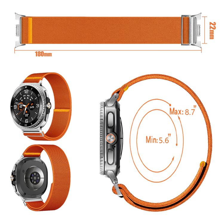For Samsung Galaxy Watch8 / Watch8 Classic Adjustable Single Loop Elastic Nylon Watch Band(Starlight) - free shipping - PMC TechLife - Order now!
