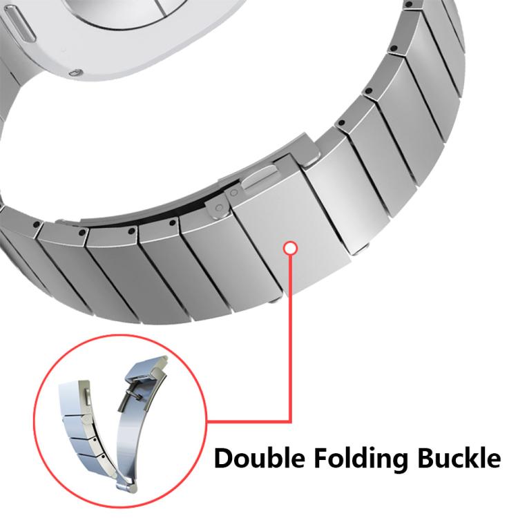 For Samsung Galaxy Watch8 / Watch8 Classic Integrated One Bead Stainless Steel Watch Band(Silver) - free shipping - PMC TechLife - Order now!