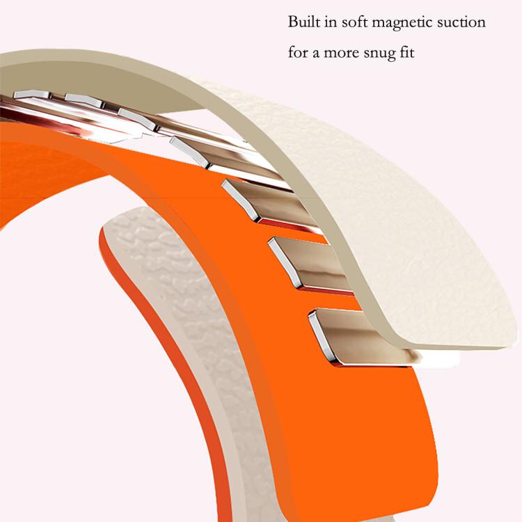 For Samsung Galaxy Watch8 / 8 Classic Lychee Texture Soft Magnetic Silicone Watch Band(Black Red) - free shipping - PMC TechLife - Order now!