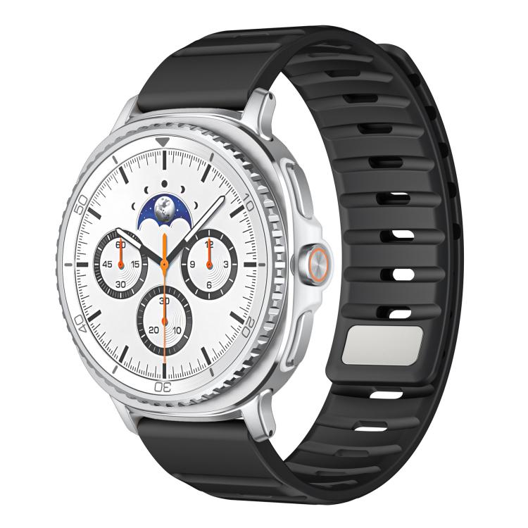 For Samsung Galaxy Watch8 / Watch8 Classic Norman Magnetic Silicone Watch Band(Black) - free shipping - PMC TechLife - Order now!