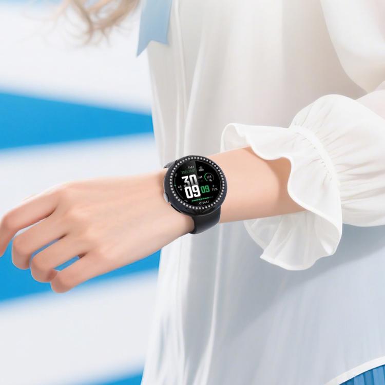 For Google Pixel Watch4 41mm Single Row Diamond Hollow PC Watch Protective Cover(Pink) - free shipping - PMC TechLife - Order now!