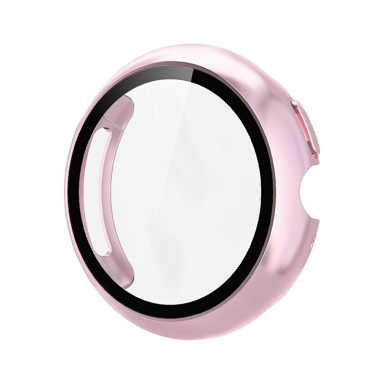 For Google Pixel Watch4 41mm Tempered Film Integrated PC Watch Protective Cover(Rose Pink) - free shipping - PMC TechLife - Order now!