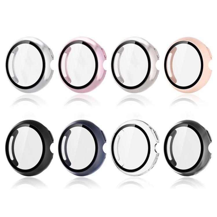For Google Pixel Watch4 41mm Tempered Film Integrated PC Watch Protective Cover(Silver) - free shipping - PMC TechLife - Order now!