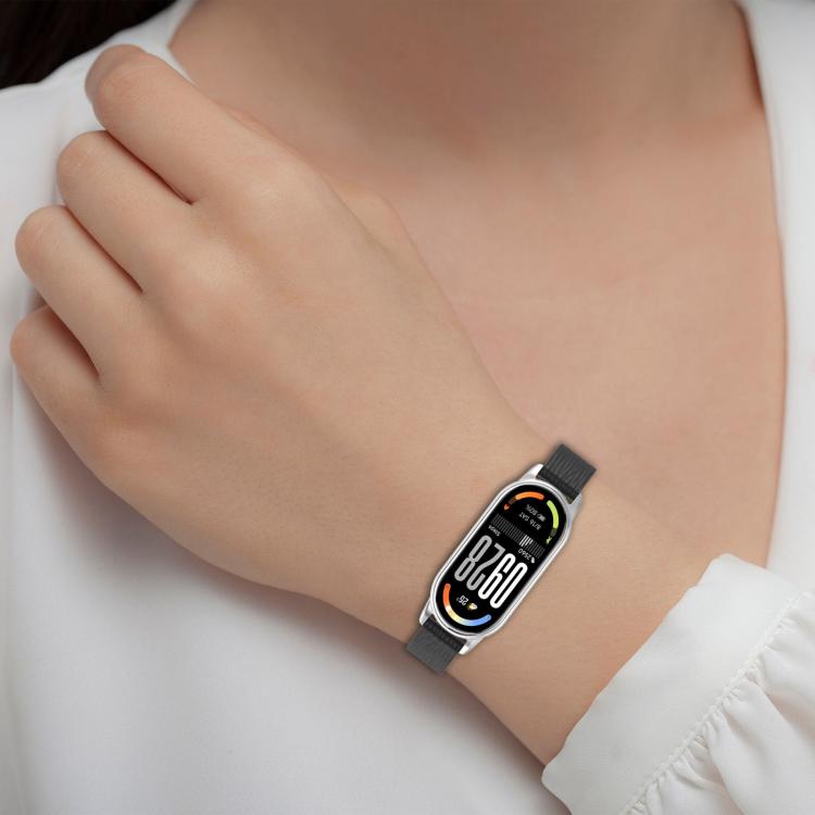 12mm Striped Soft Magnetic Silicone Watch Band(Gray) - free shipping - PMC TechLife - Order now!