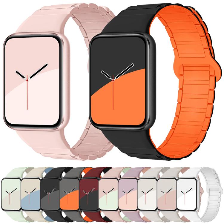 For Xiaomi Smart Band 9 Pro / Redmi Watch 5 Tri-Beads Magnetic Silicone Watch Band(Light Mint Starlight) - free shipping - PMC TechLife - Order now!