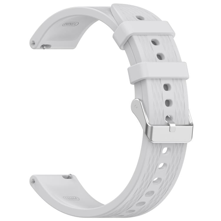 For OnePlus Watch 3 43mm Rhombic Texture Groove Silicone Watch Band(Gray) - free shipping - PMC TechLife - Order now!