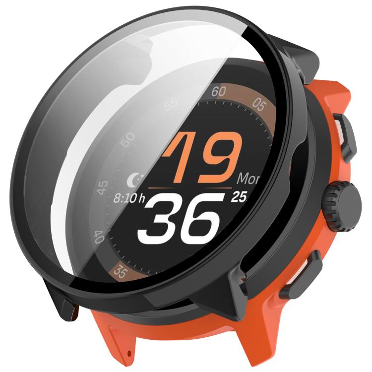 For Suunto Run Tempered Film Integrated PC Watch Protective Cover(Black) - free shipping - PMC TechLife - Order now!