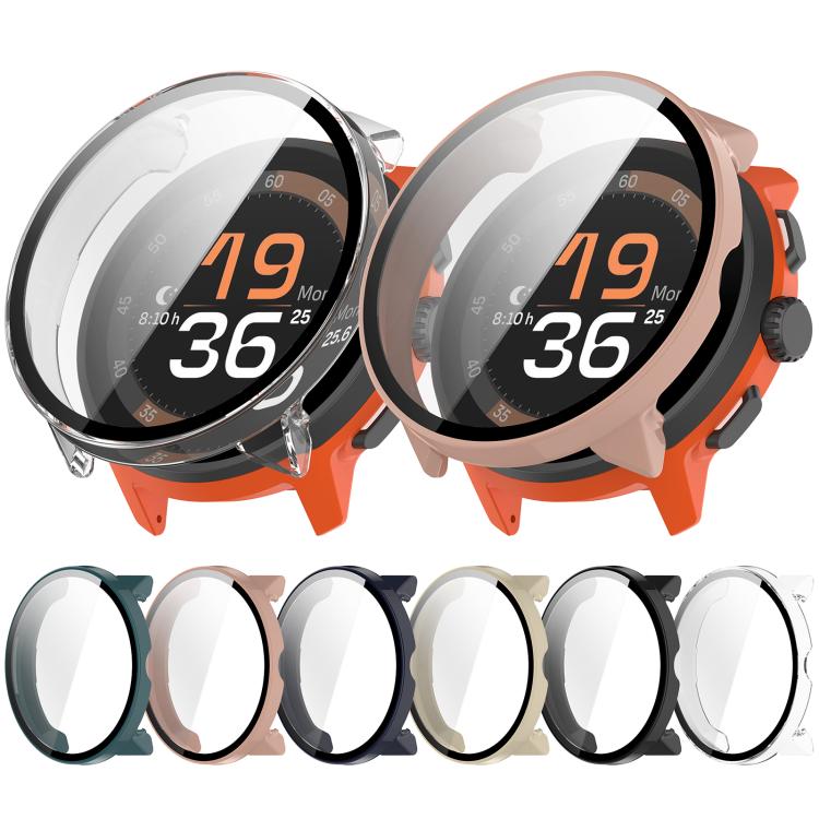 For Suunto Run Tempered Film Integrated PC Watch Protective Cover(Pink) - free shipping - PMC TechLife - Order now!