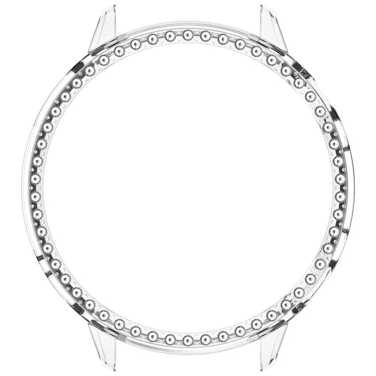 For OnePlus Watch 3 43mm Single Row Diamond Half Coverage Hollow PC Watch Protective Cover(Transparency) - free shipping - PMC TechLife - Order now!