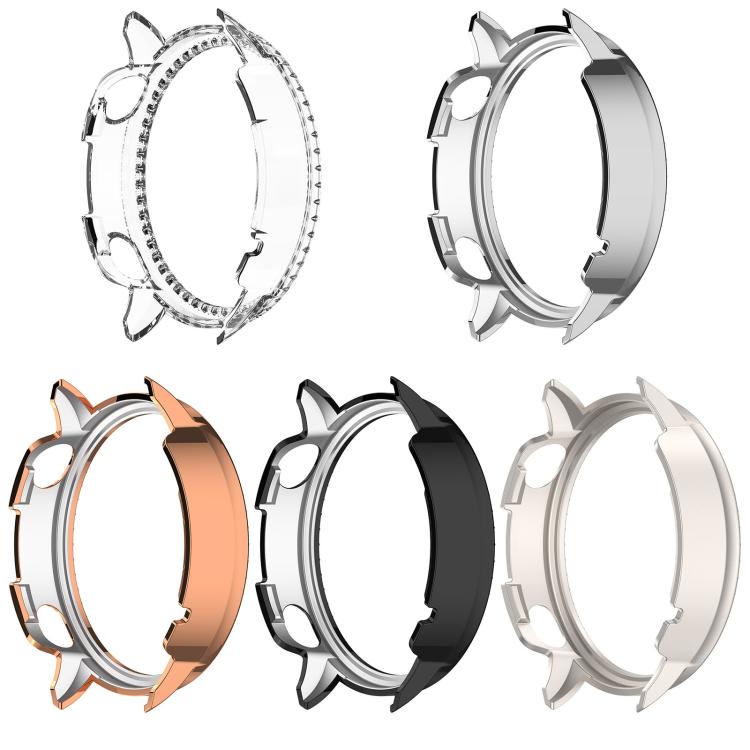 For OnePlus Watch 3 43mm Single Row Diamond Half Coverage Hollow PC Watch Protective Cover(Rose Gold) - free shipping - PMC TechLife - Order now!