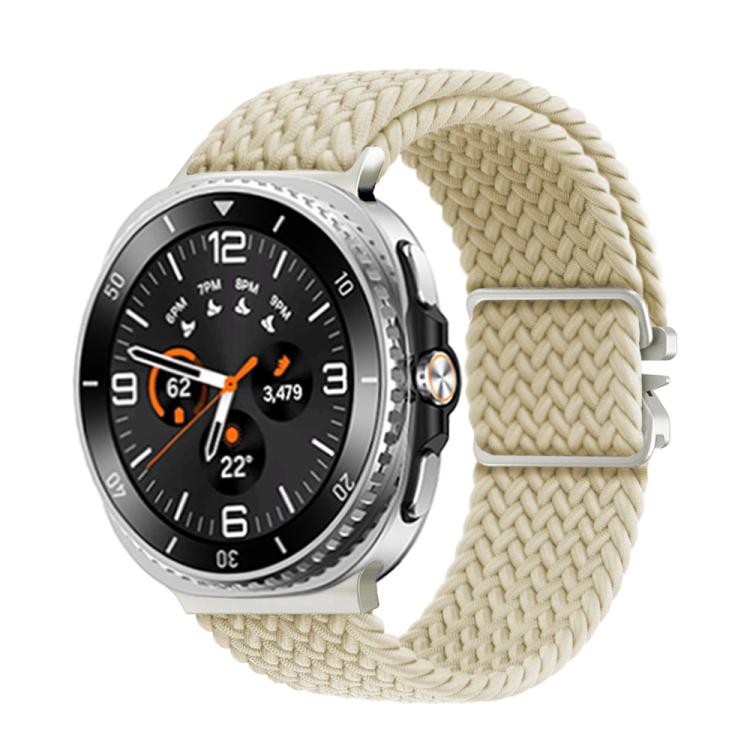 For Samsung Galaxy Watch8 / Watch8 Classic Parachute Buckle Braided Nylon Watch Band(Starlight) - free shipping - PMC TechLife - Order now!