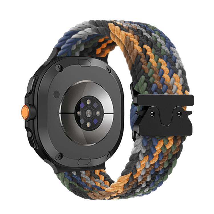 For Samsung Galaxy Watch8 / Watch8 Classic Parachute Buckle Braided Nylon Watch Band(Camouflage Colorful) - free shipping - PMC TechLife - Order now!