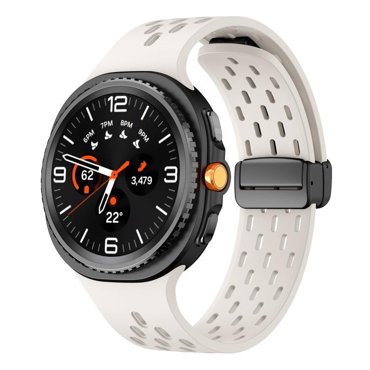 For Samsung Galaxy Watch8 / Watch8 Classic Mesh Magnetic Silicone Watch Band(Starlight) - free shipping - PMC TechLife - Order now!